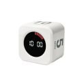 Cubic Visual Timer 60 Minutes Positive/Countdown Silent Timer Type-C Gravity Sensor Digital Alarm Timer for Cooking Study Shower. 