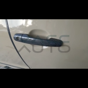 Toyota Vios (2nd Gen) Chrome Handle Carbon Design Handle Bowl Cup Cap Protector Cover 2007-2012 XP90 NCP93 Belta Dugong Vacc