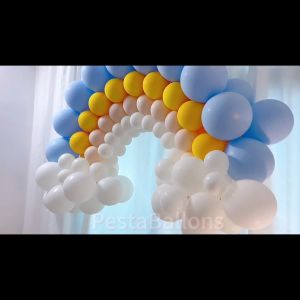 Balon Latex Macaron Warna Pastel 12 Inch: Isi 1 Pcs & 10 Pcs