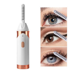 Chuốt mi điện sưởi ấm nhanh dài/ngắn lông mi con lăn phụ nữ trang điểm lông mi Curler USB Mascara Lash Lift