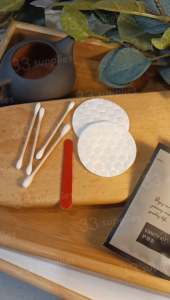 Disposable Vanity Kit Cotton Cotton Bud & Nail File For Hotel & Airbnb