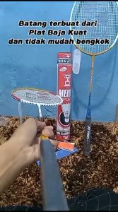 Raket Badminton Bulutangkis Model Terusan 2 Pcs + 1 Tas + 1 Slop Shuttlecock Isi 12 Kok + Grip Handuk cocock untuk bermain bersama keluarga