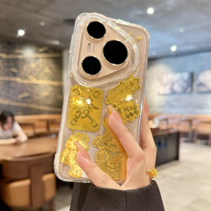 เคสโทรศัพท์ซิลิโคนโปร่งใส Huawei Pura80 pro รุ่นใหม่ ลายทองคำ ลูกค้าสัมผัสระดับไฮเอนด์ ป้องกันการตกหล่น ดีไซน์สร้างสรรค์ สำหรับผู้หญิง