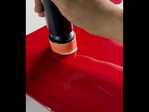 Portable Wireless Car Buffer Polisher 2-in-1 Car Scratch Remover Glass Oil Film Cleaner 12000RPM Power Handheld Polishing Machine