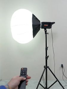 ไฟสตูดิโอ ไฟ LED เติมแสง ไฟไลฟ์สด ไฟถ่ายภาพ Softbox แหล่งกำเนิดแสง 360° พร้อมหลอดไฟE27105W