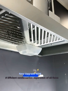 Range hood  60*30cm stainless steel kitchen exhaust fan Can be easily cleaned for ventilation fan