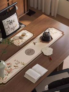 JinTangChun New Chinese Style Tea Mat Tea Ceremony Mat Cup Mat Diatom Mud High Absorbency Quick Dry Premium Pad Tea Room Special Use