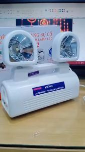Đèn sạc chiếu sáng khẩn cấp Kentom LED KT-402 (ánh sáng trắng & vàng) - Hàng chính hãng