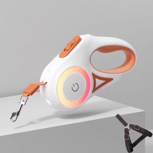 hipidog | Lighted Retractable Anti-Escape Small Medium Dog Leash