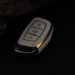 Case Kunci Mobil Hyundai Creta 2021 Tucson L Genesis - Bahan Silikon 4 Tombol - Aksesoris Mobil Terbaik