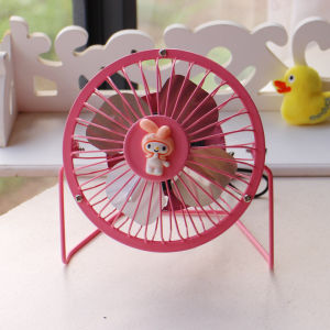 Portable Mini Desktop Fan High Wind Power USB Powered Small Fan for Students Dormitory Use Lightweight Personal Fan