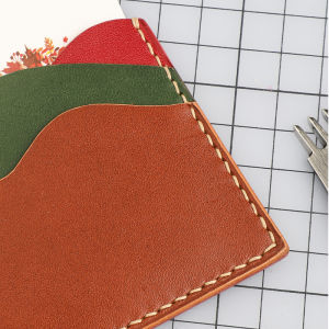 Handmade DIY Leather Wallet Punching Tool Diamond Cut White Steel Flat Cut Coin Cutter Sewing Tool Home Fabric Crafts
