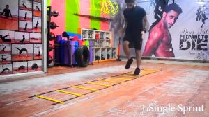 (ĐỦ LOẠI) (Tặng túi đựng ) BG - Thang Huấn Luyện Nhanh Nhẹn Thang Tốc Độ 5m2 Tốc Độ Cầu Thủ Bóng Đá Để Cải Thiện Sức Mạnh Chân