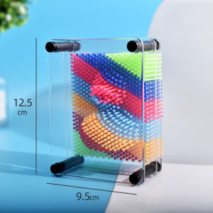 3D Clone Shape Pin Art Shoumo Colorful Needle Child Get Face Palm Model Clone Pinart Home Desk Decoration Ornaments Funny Game