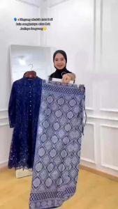 Rok Songket Lilit Semi Palembang Warna Bugundy Silver Denim Hitam
