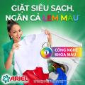 Nước Giặt Cửa Trên ARIEL Ngăn Lem Màu, Quần Áo Siêu Thơm Hương Sạch Sâu Nắng Mai/ Downy Hương Nước Hoa/ Downy Oải Hương Túi 4.1KG/ 3.9KG. 