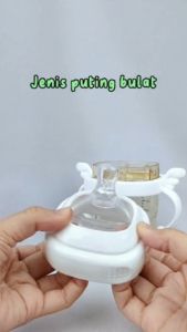 Hegen Baby Bottle Teat Straw X-cut Straight-cut Suction Straw with 360 Rotation Gravity Ball Soft Anti Colic Straw Accessories for 12 Months Above