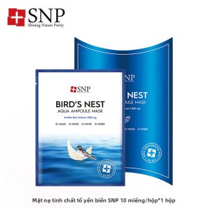 SNP Love God Phi Ocean Birds Nest Hydrating Essence Mask 10pcs/box Nourishing Moisturizing Patch Face Mask for Daily Use