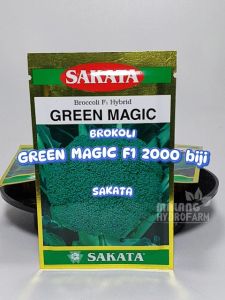 Benih Brokoli Green Magic F1 2000 biji sakata jepang 90 hari seed butir hydroponik kembang bunga sawi hidroponik baso bakso gram