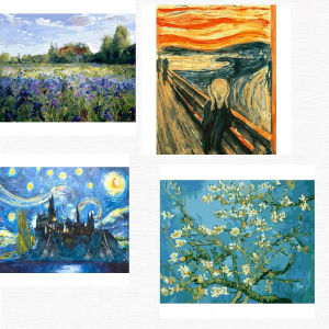 Famous Van Gogh Scenery 1000 PCS Jigsaw Puzzles Challenging Family Activity Games for Gameroom Bedroom Decoration Gift
