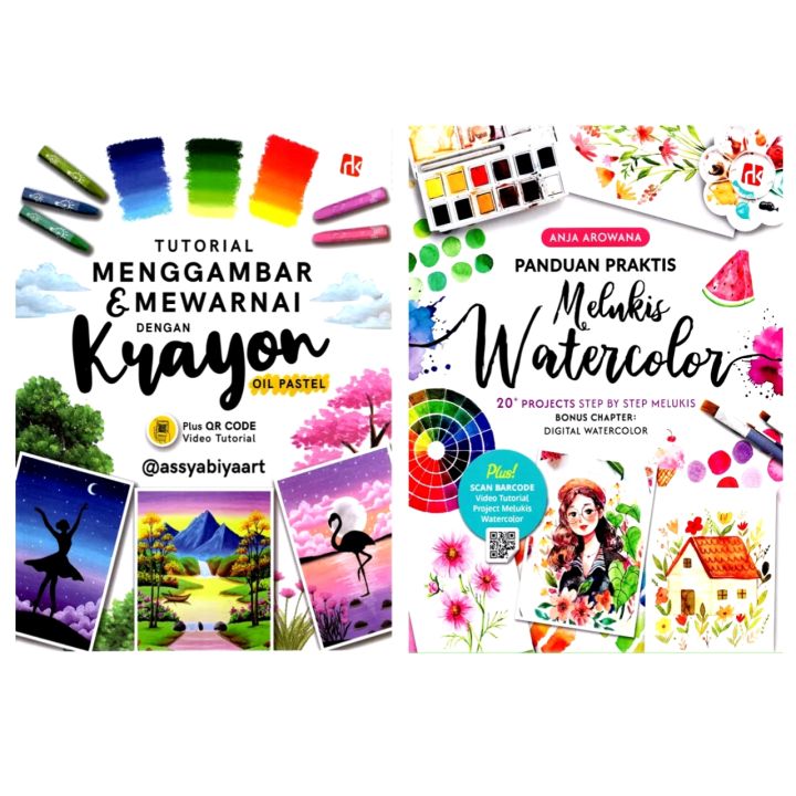 TUTORIAL MENGGAMBAR DAN MEWARNAI DENGAN CRAYON : PANDUAN PRAKTIS ...