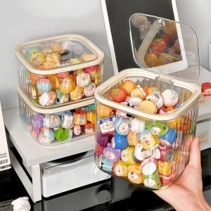 Cute Small Transparent Storage Box Decoration