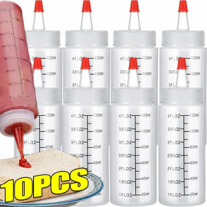 Dzoey 10ชิ้น120-450มิลลิลิตรเกล็ดพลาสติกขวดบีบซอสมะเขือเทศกันรั่วซึมขวดเครื่องปรุงอาหารแกดเจ็ตสำหรับครัวซอสสลัดบาร์บีคิว