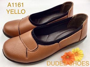 รองเท้าคัทชูผู้หญิง (SIZE 35-41) หนังนิ่ม (รุ่น A1161) รองเท้าทางการ