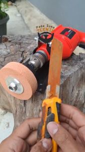 paket mesin bor drat panjang batu asah akik pisau poles alat putar roda dudukan gerinda besi logam