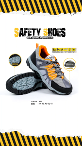 Sepatu Safety Pria Ujung Besi Working G-20 Sepatu Proyek Tambang Outdoor Hiking Adventure
