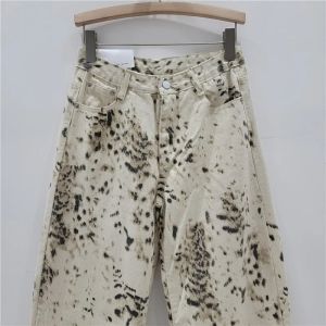High Waist Y2K Women Jeans Loose Fit Straight Leg Baggy Denim Pants for Girls Retro Beige Wide Womens Jeans Y2K Pants
