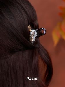 Elegant Half-Up Hair Clip Womens Style New Chinese Style Wheat Spike Shark Bite Hair Accessory Fashionable Hair Grips Clamps