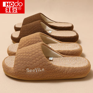 Dép Vải Lanh Hodo Cho Nam Và Nữ Mùa Xuân Thu Đông Chống Trượt Thấm Hút Mồ Hôi Sàn Gỗ PVC Thoải Mái Thoáng Khí