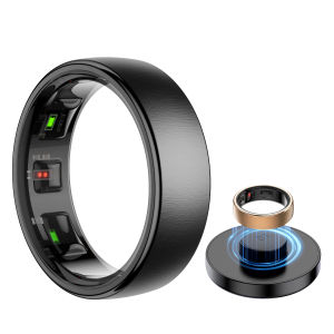 Smart Ring R10 Gesture Control Heart Rate Body Temperature Blood Oxygen Sleep Monitor 5ATM Waterproof Multi Sport Smart Ring