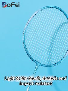 2Pcs Badminton Racket Original Badminton Set Durable Alloy Teenager Training Leisure Sports Racquet