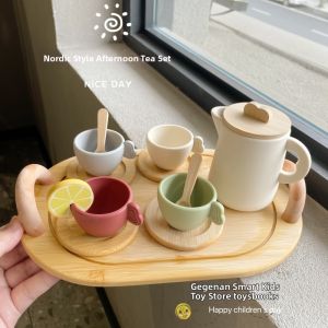 Nordic Style Mini Silicone Tea Set Childrens Toy