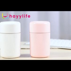 Hayylife Portable Humidifier-USB Nano Humidifier Pelembap Udara Car Home Portable 400 ML Nebulizer Cocok Buat Taruh Di Meja Ataupun Mobil HL-DCA785