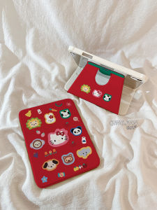 Rotatable KT Cat Sticker Protective Case for   10.2 10.9 Inch with Pen Slot 360 Degree Stand Compatible with Pro2024