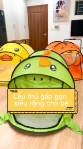Lều chơi tự bung cho bé chơi nhà bóng trong nhà và ngoài trời