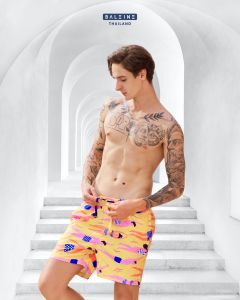 กางเกงว่ายน้ำ กางเกงขาสั้นชาย Swimwear Beach Surf Trunks  BALEINE : Swimming