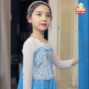 Frozen Princess Elsa Dress For Kid Frozen Dress For Kids Girl Baju Elsa Frozen Dress Kids Baju Princess Girl Dresses
