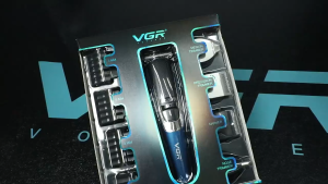 VGR V-172 Professional 5-in-1 Rechargeable Hair Trimmer & Grooming Kit – Cordless Electric Metal Barber-Grade Clipper