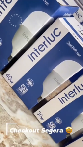 Interluc lampu Led jumbo Tabung 25 30 40 50 watt Garansi 1 tahun Bulb Capsule - Pasti Wattnya