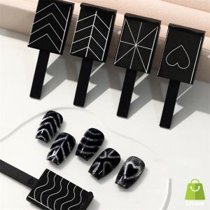 Bộ 7 thanh nam châm hơ sơn gel mắt mèo tạo hình sơn mắt mèo nhiều kiểu