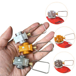 Bộ Chuyển Đổi Van Tiết Kiệm Gas Bằng Hợp Kim Nhôm Plus Bộ Chuyển Đổi Đầu Đốt Gas Bộ Chuyển Đổi Cho Bình Gas Cắm Trại Van Chuyển Đổi Bình Gas Propane