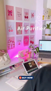 Air purifier ultraviolet sterilization anti-smog filtration HEPA+ activated carbon filtration smoke and dust removal four-level purification