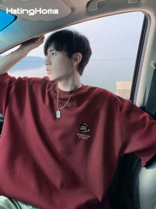 HetingHOME | Hetinghome Love Says Summer Trendy Couple Short Sleeve T-Shirt Loose Mens No Gender American High Street Cotton 100%