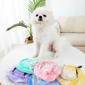 【KenCo】หมวกสัตว์เลี้ยง หมวกผ้าแคนวาส กันแดด สามารถปรับได้ ย้อมสี พร้อมรูหู น่ารักมากจ้า สําหรับสัตว์เลี้ยง สุนัข แมว