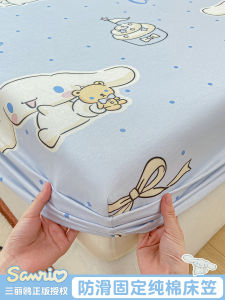 Pure Cotton Cartoon Bedding Protector Single Piece Student Dormitory Mattress Cover 90x190 Bed Canopy Comforter Dust Cover