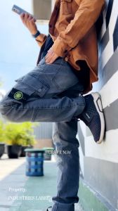 Celana Jeans Cargo Panjang Pria Dewasa Terbaru In One